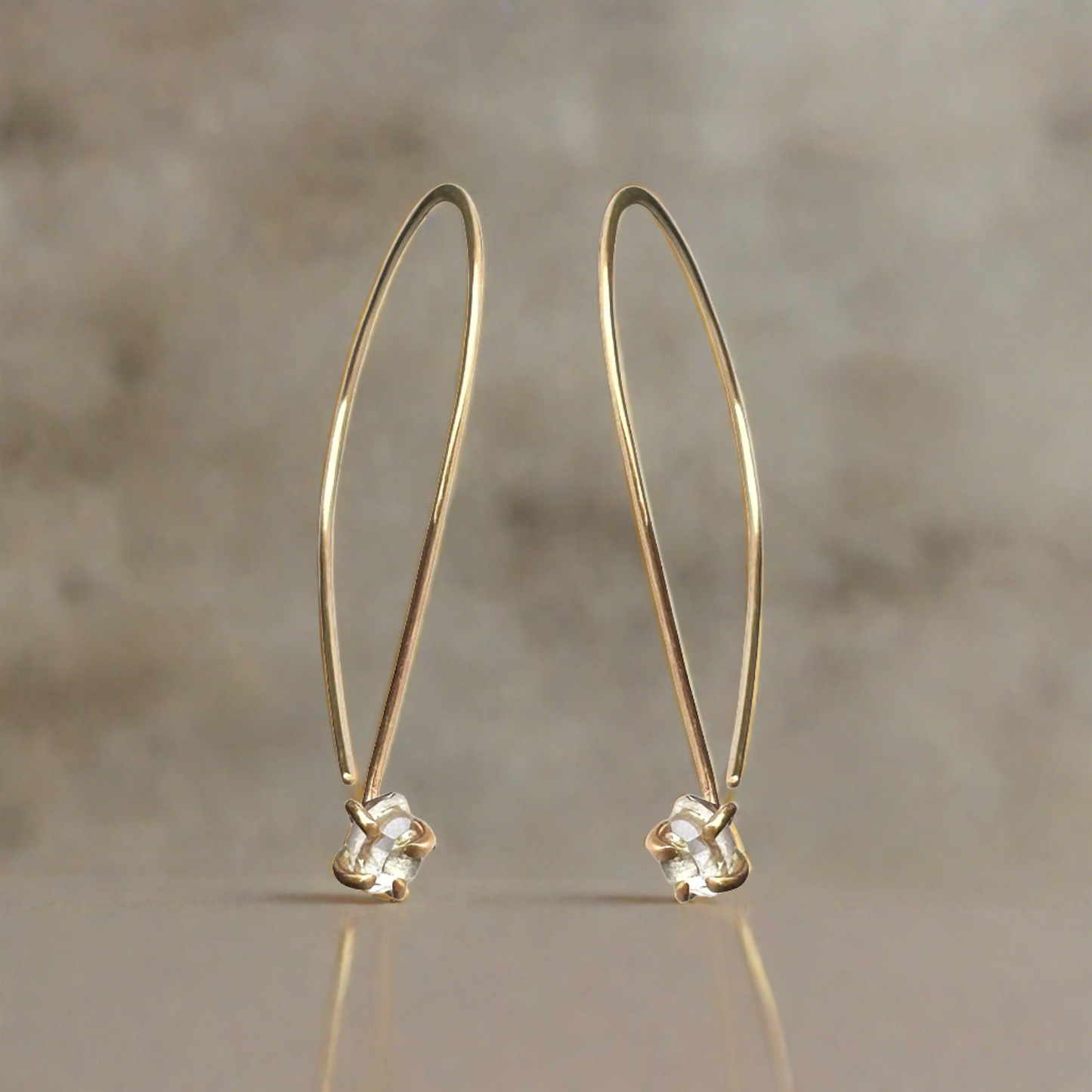 Herkimer Threader Earrings