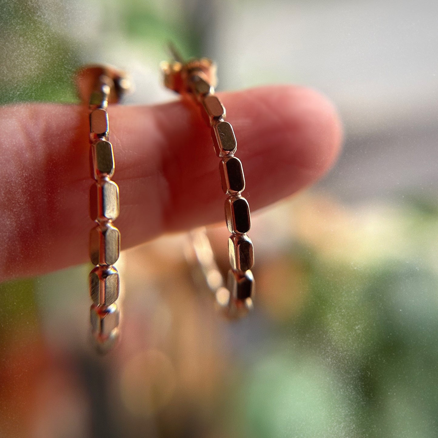 Geometric Hoop Earrings