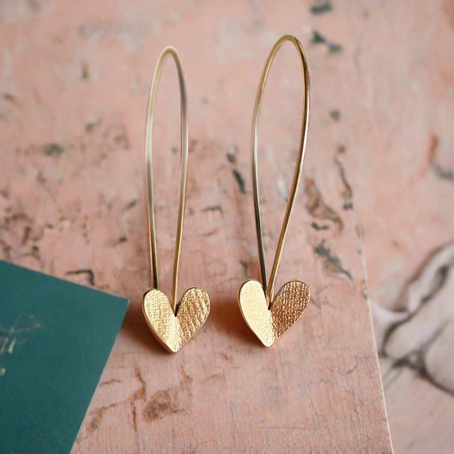 Heart Threader Hoops