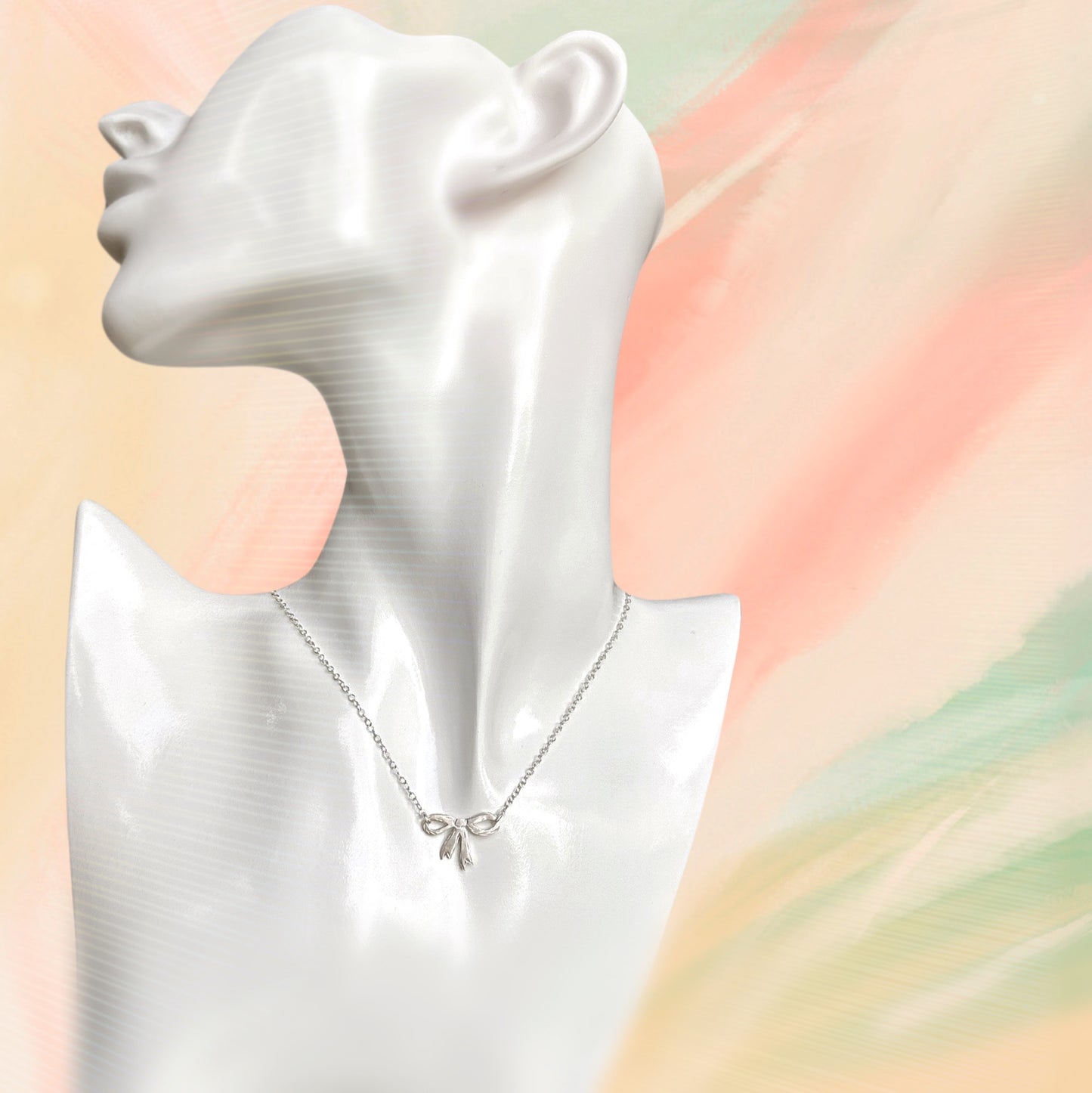 Bow Pendant Necklace