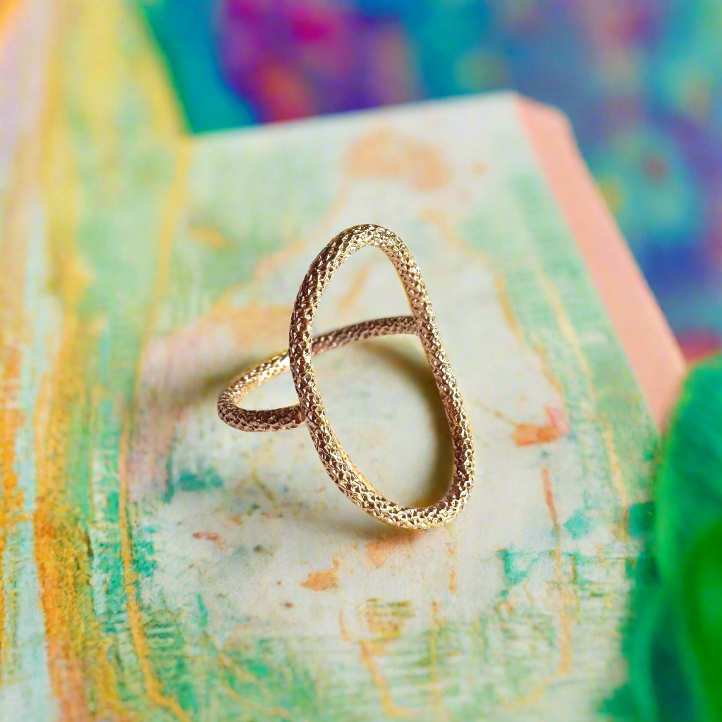 Sparkle Oval Ring
