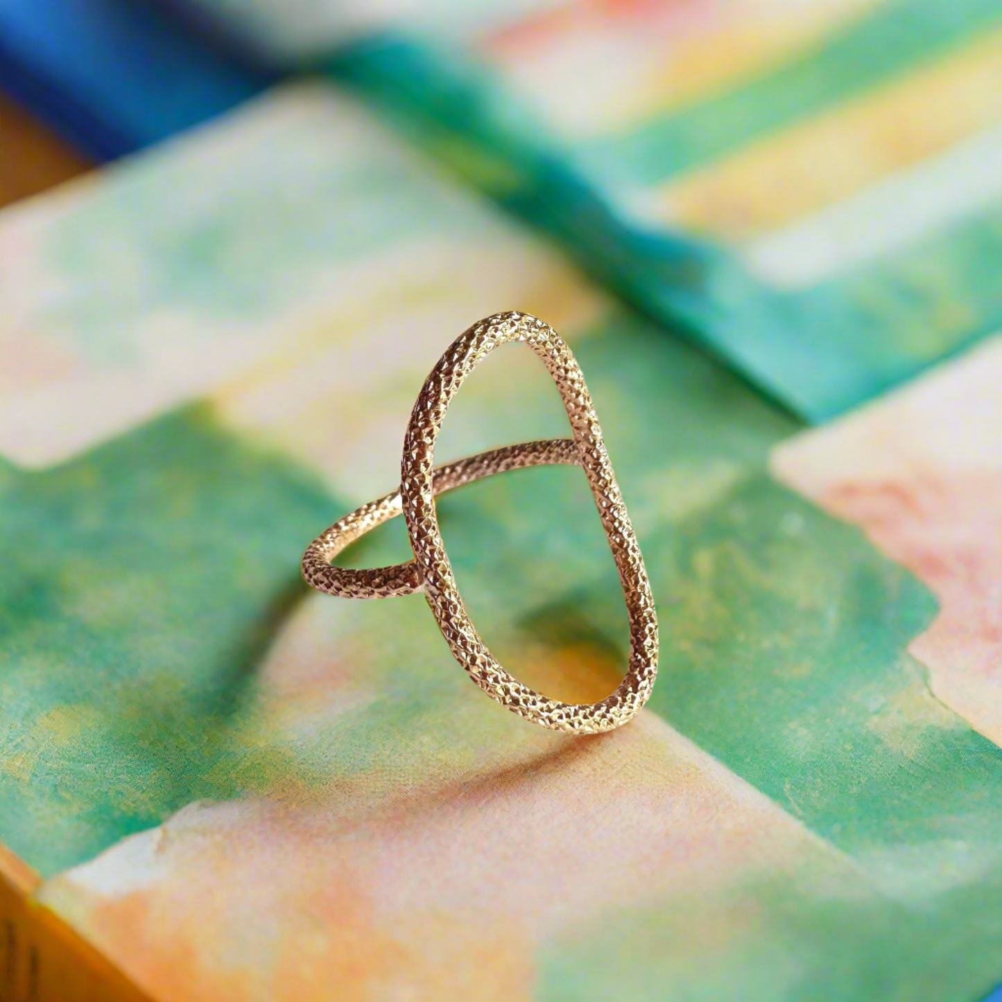 Sparkle Oval Ring