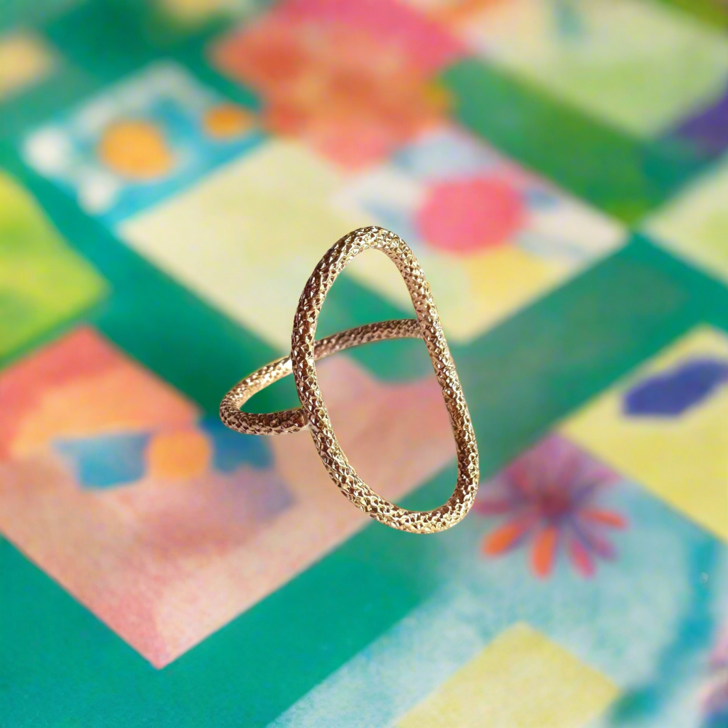 Sparkle Oval Ring