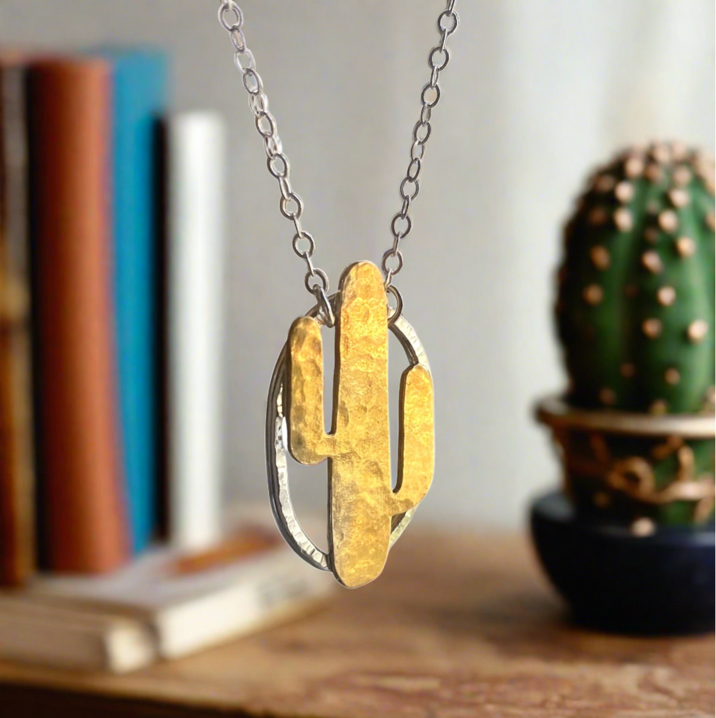 Saguaro Cactus Necklace