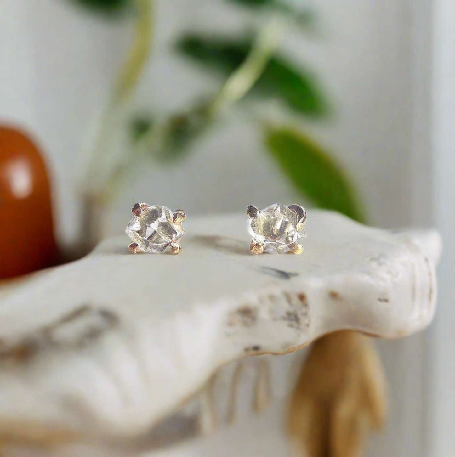 Herkimer Stud Earrings