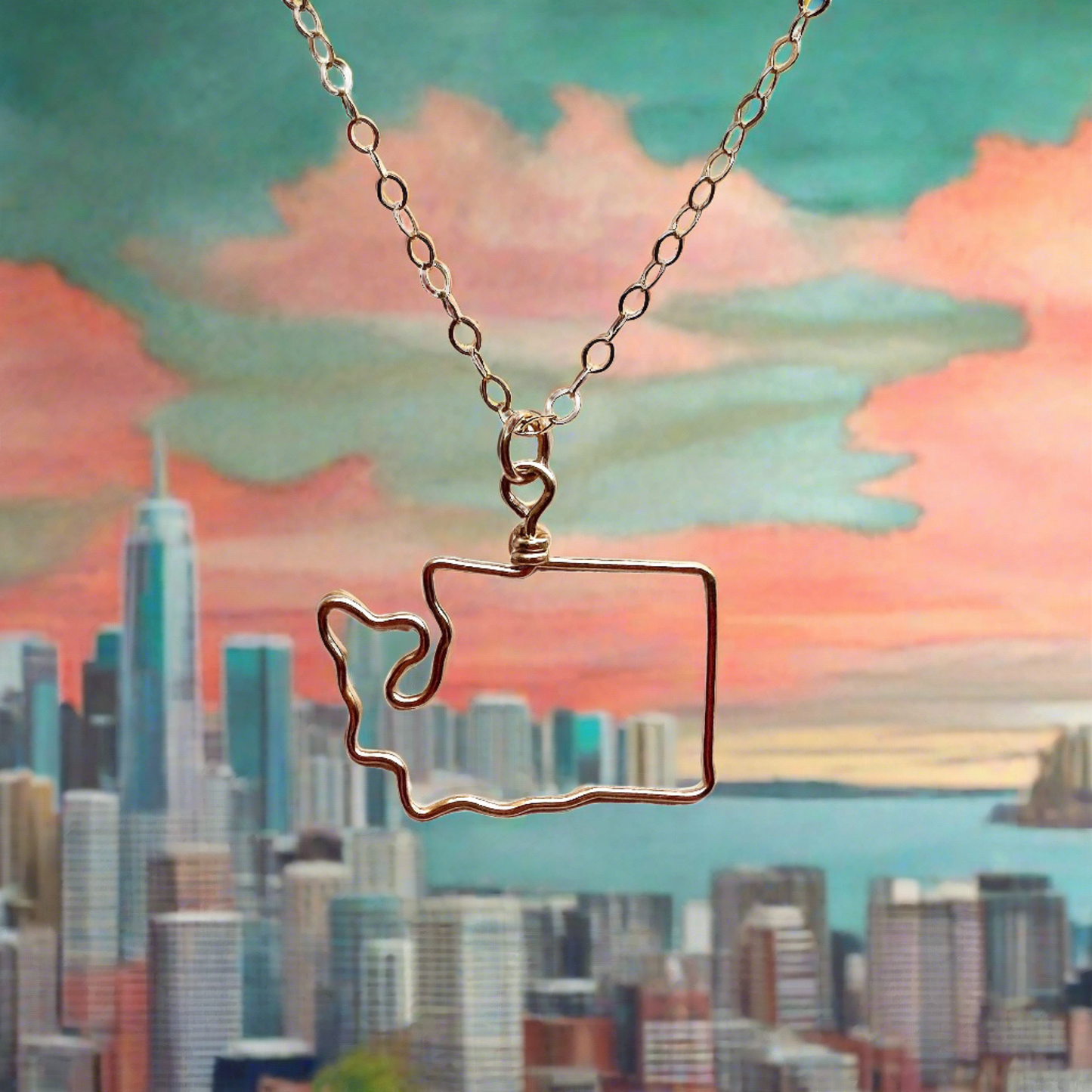 Washington State Necklace