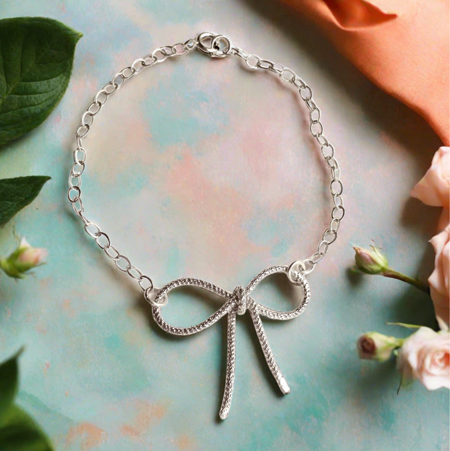 Sparkle Bow Bracelet