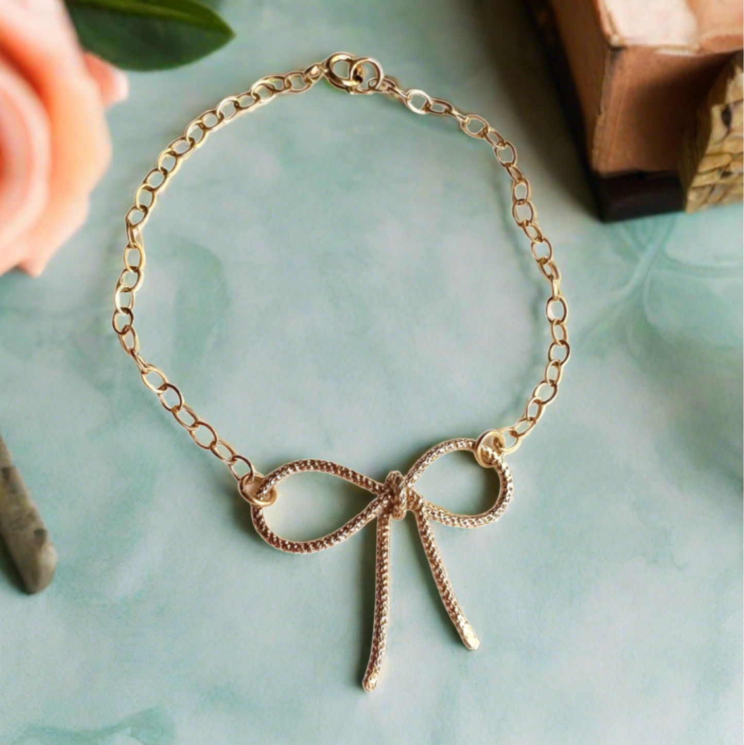 Sparkle Bow Bracelet