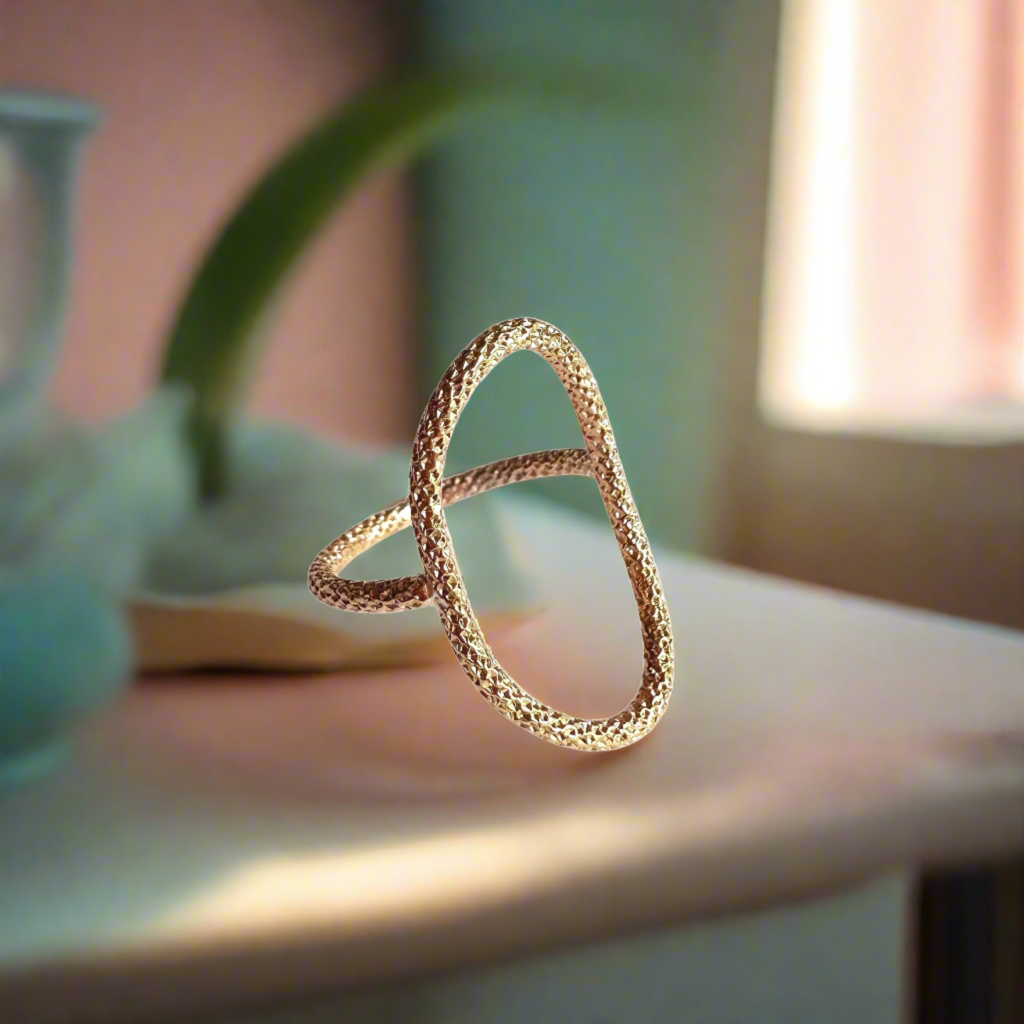 Sparkle Oval Ring