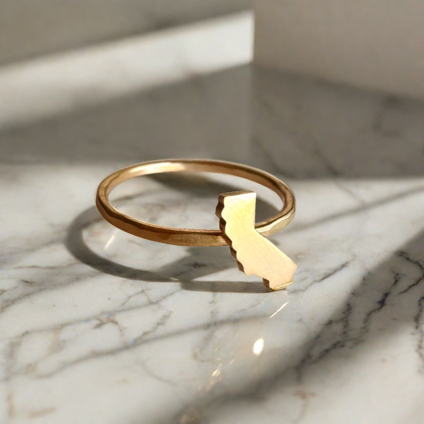 gold california ring