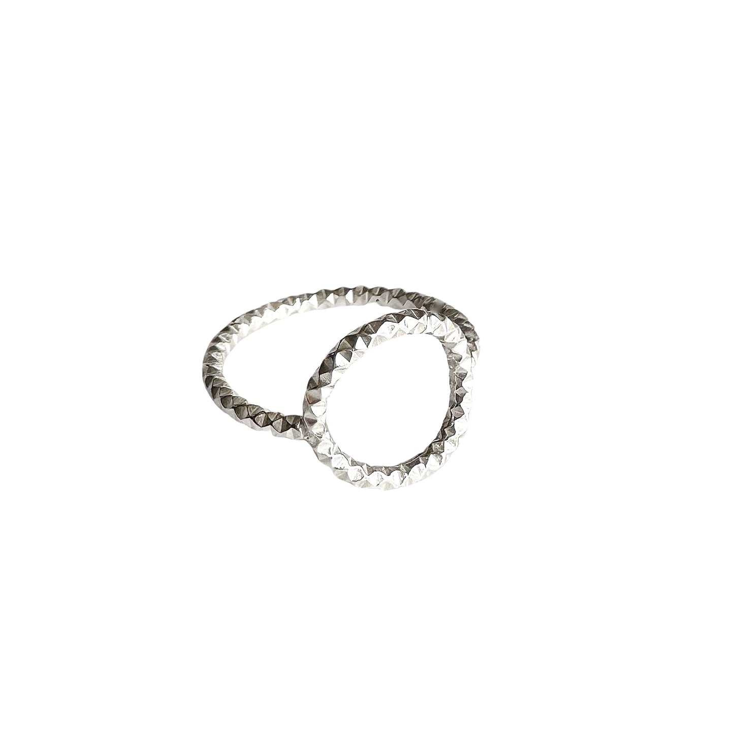 sterling silver circle ring