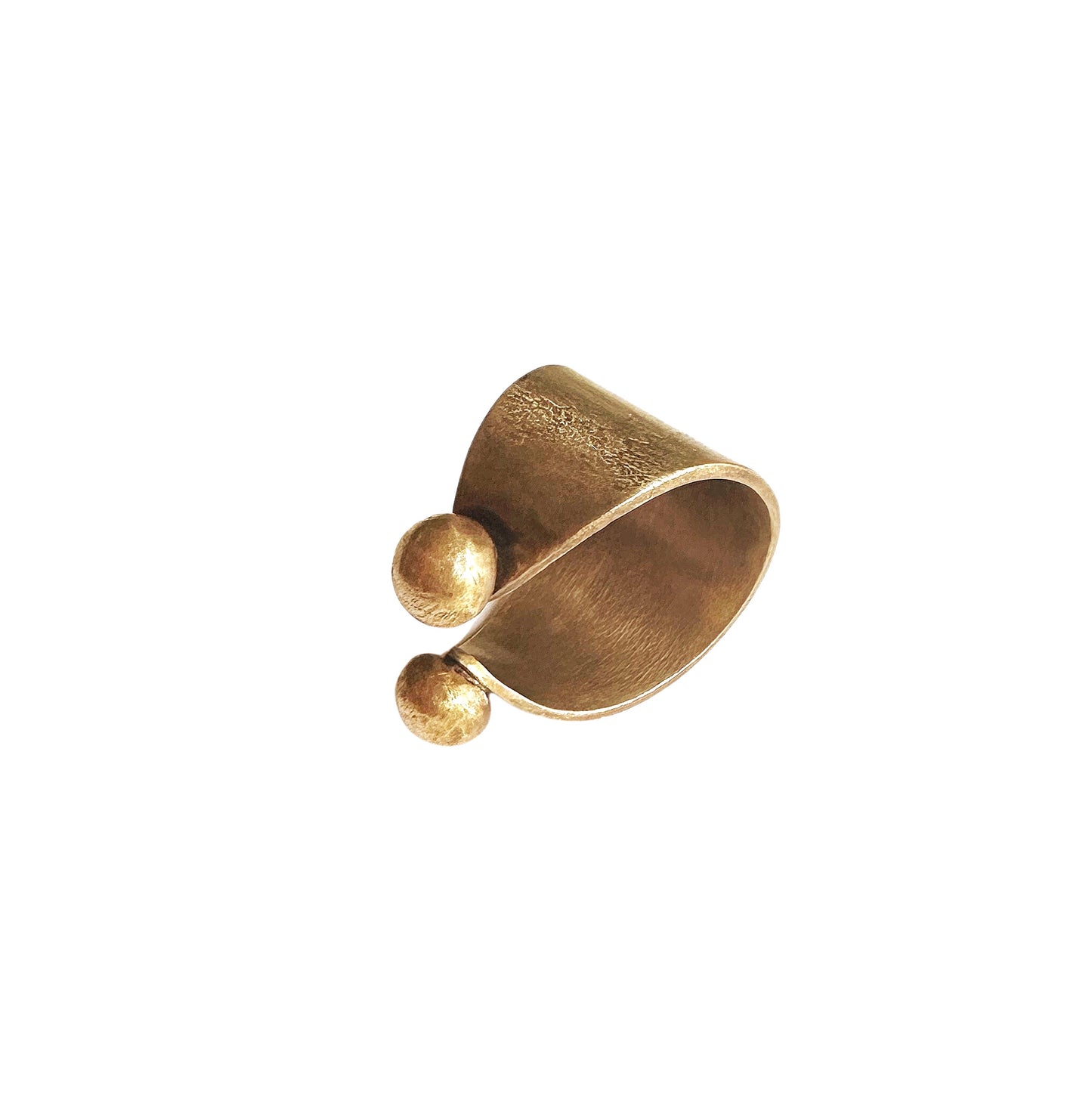 Pointed Ball Midi Ring