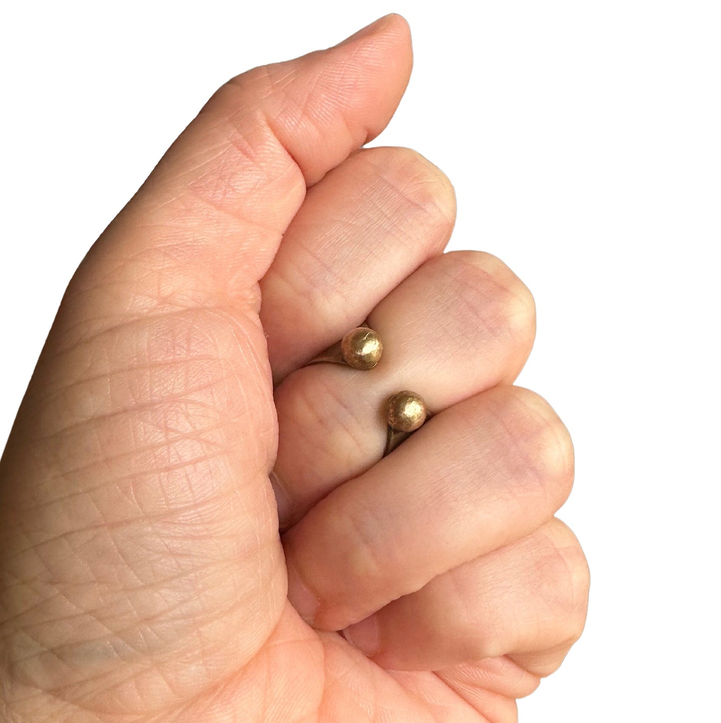 Pointed Ball Midi Ring