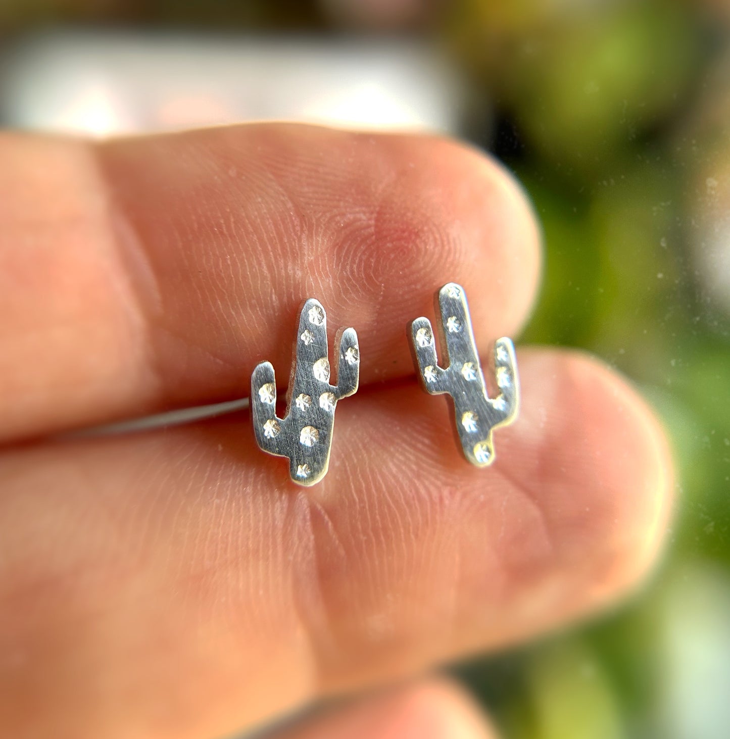 Saguaro Cactus Studs
