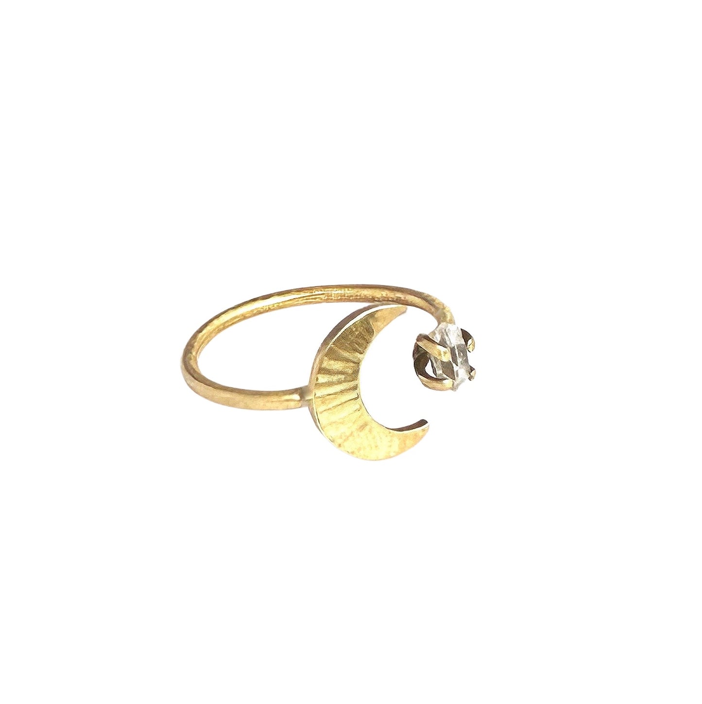 Celestial Brilliance Ring with Herkimer Diamond