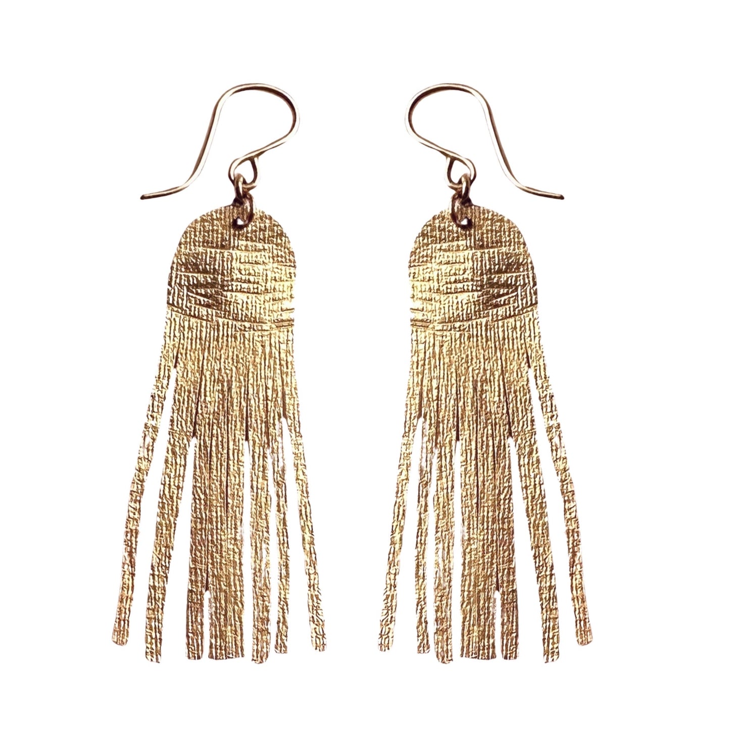 Shimmering Cascade Earrings: Long