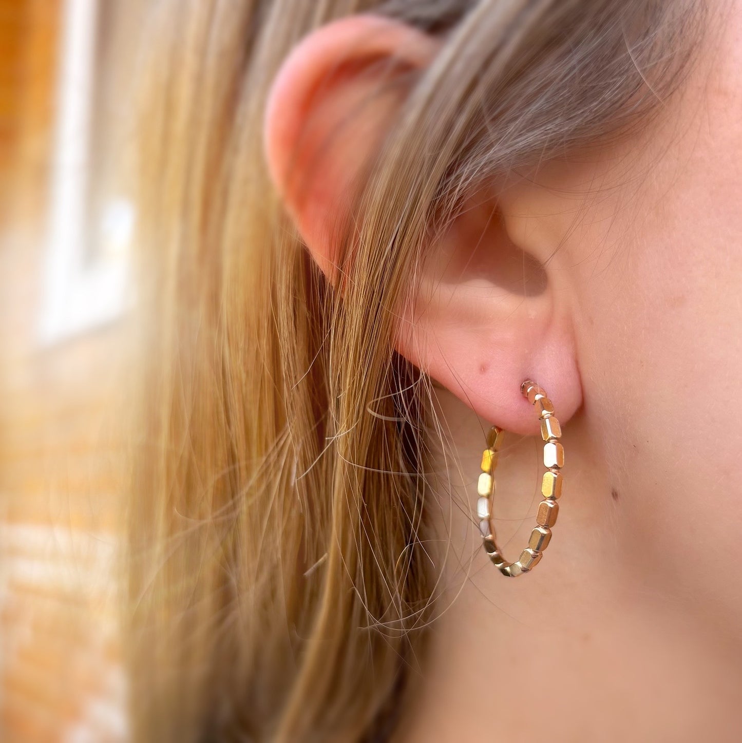 Geometric Hoop Earrings