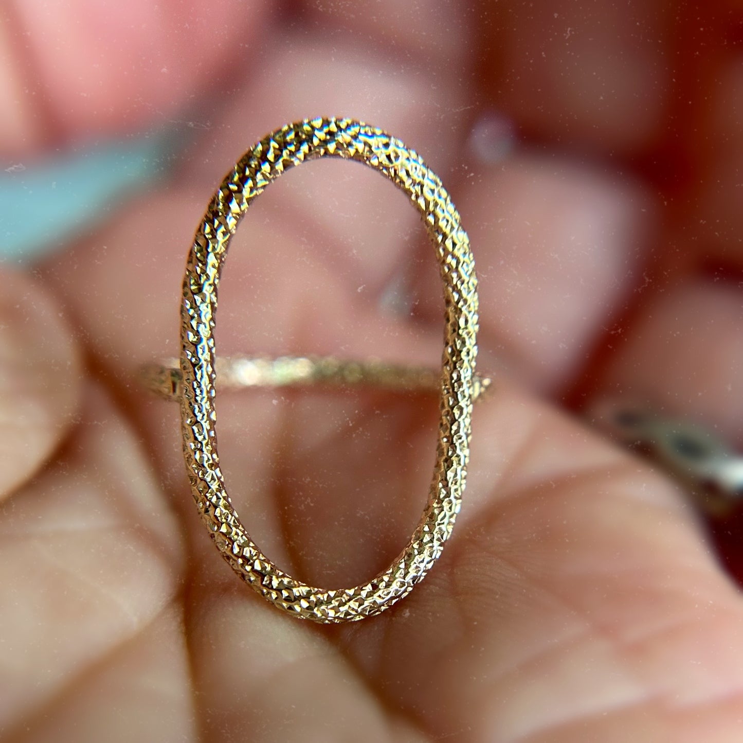 Sparkle Oval Ring