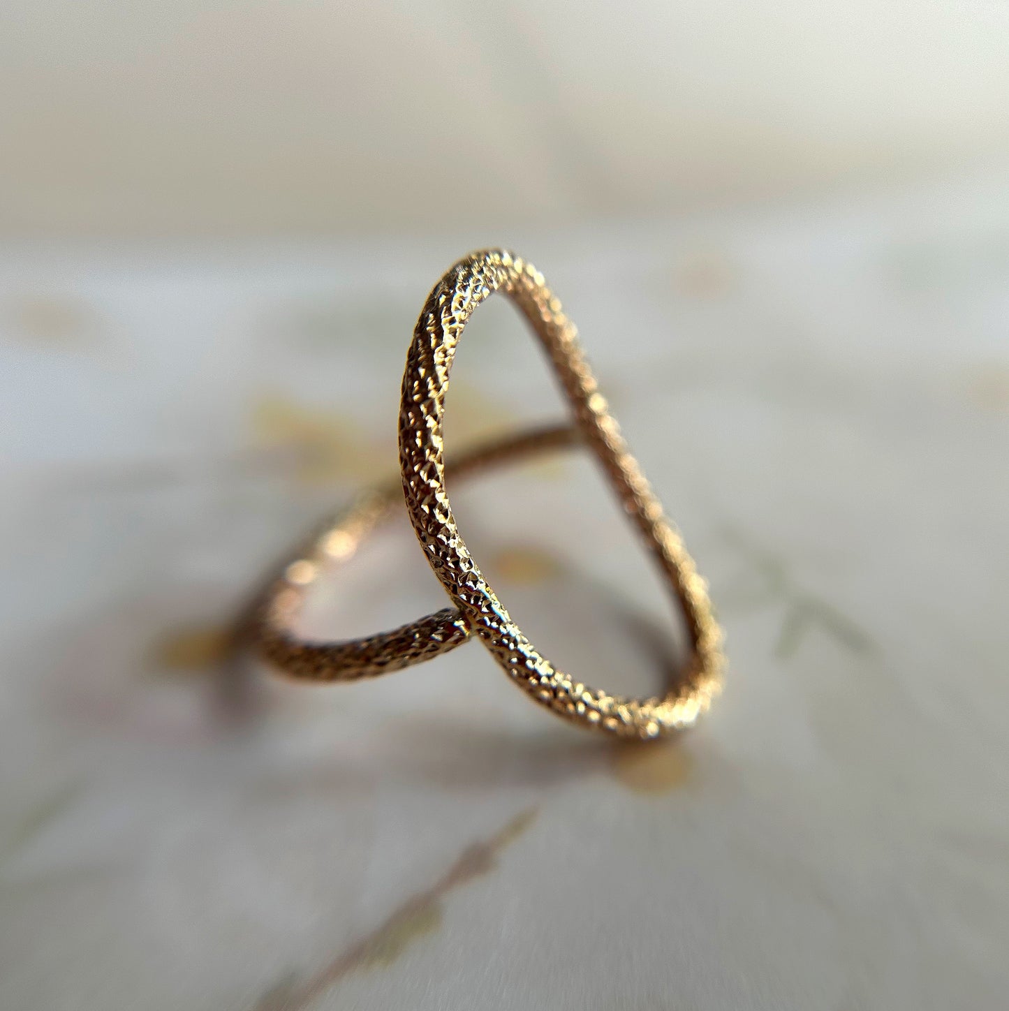 Sparkle Oval Ring
