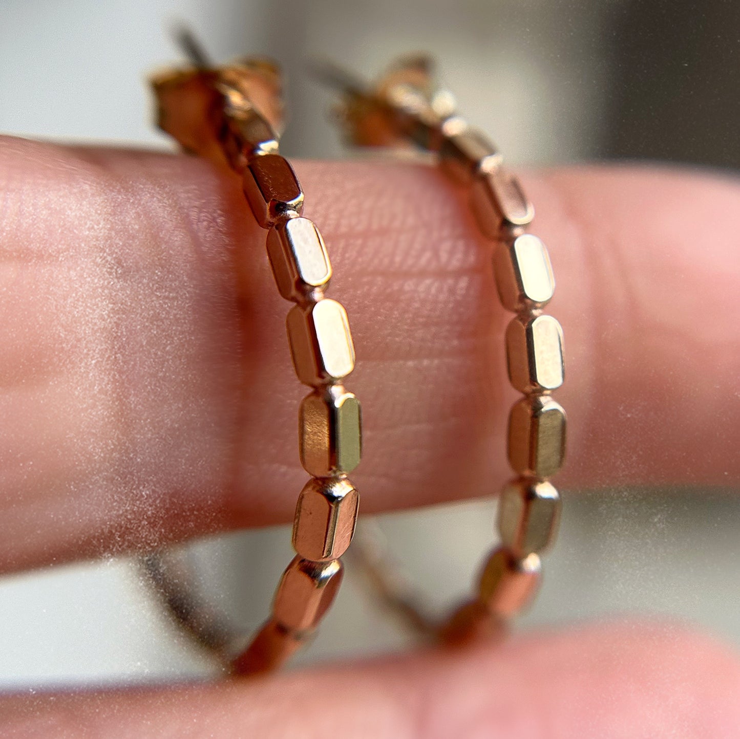 Geometric Hoop Earrings