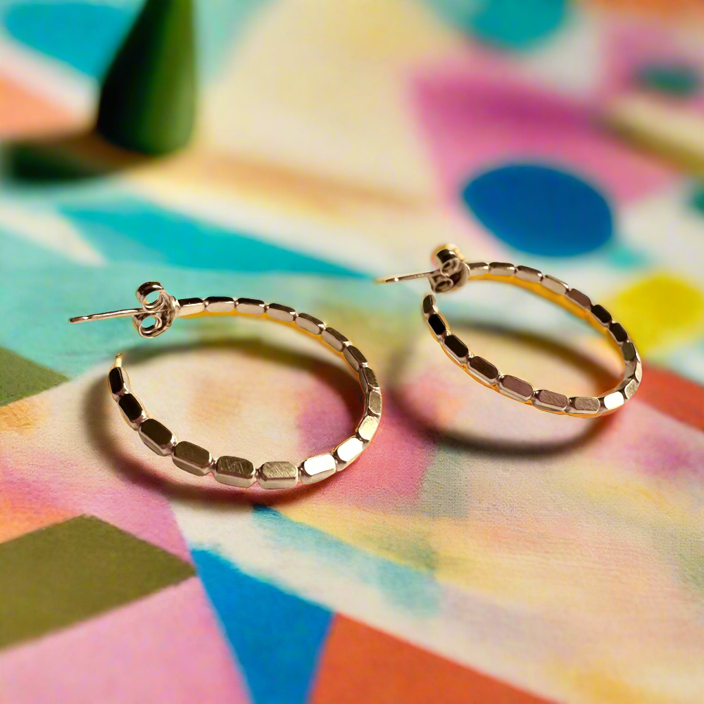 Geometric Hoop Earrings
