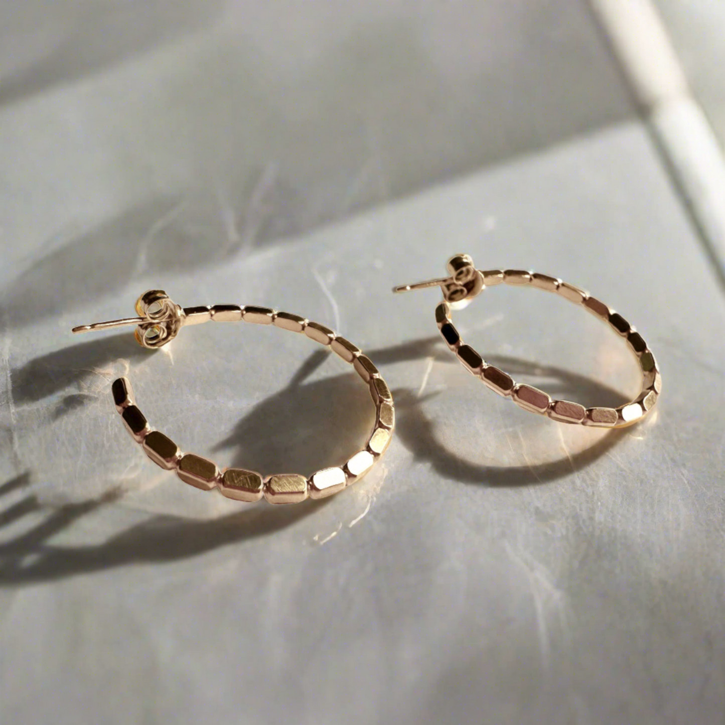 Geometric Hoop Earrings