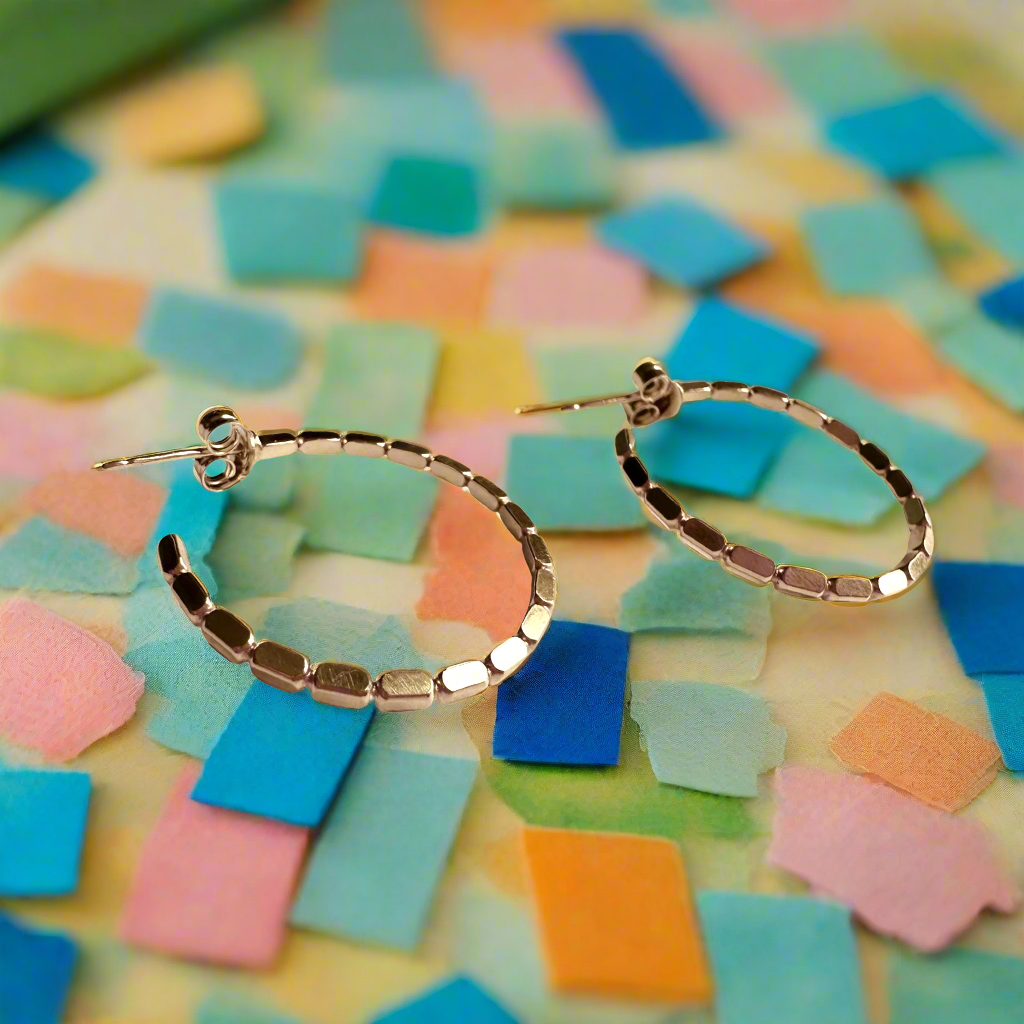 Geometric Hoop Earrings