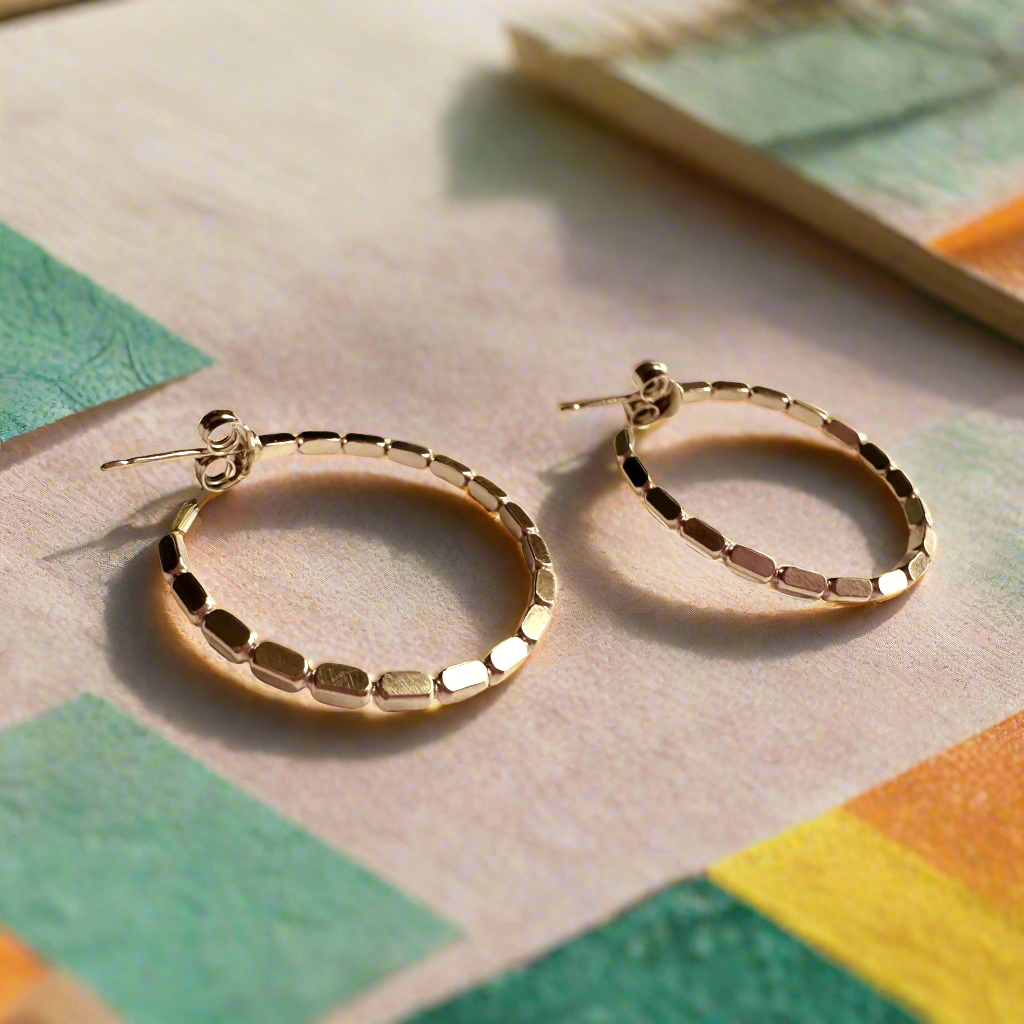 Geometric Hoop Earrings