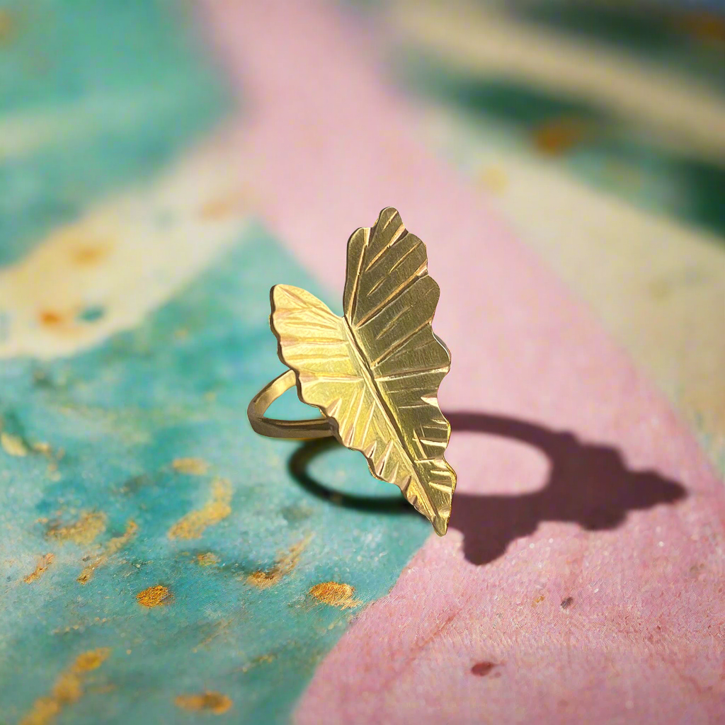 Alocasia Leaf Ring