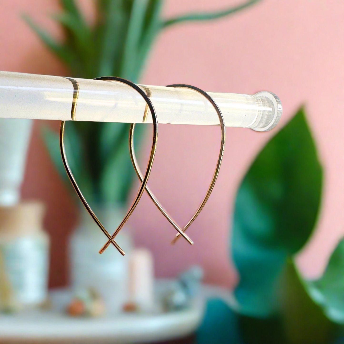 Teardrop Threader Earrings