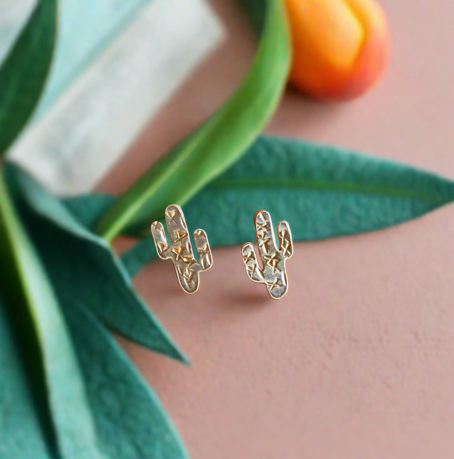 Saguaro Cactus Studs