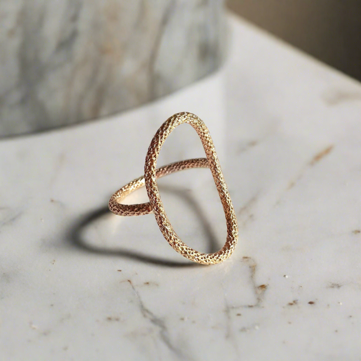 Sparkle Oval Ring