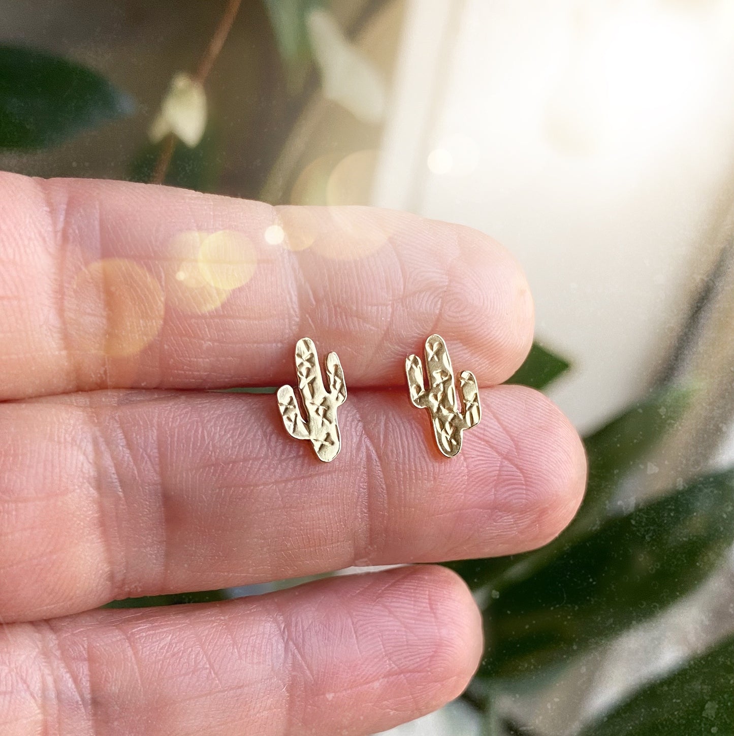 Saguaro Cactus Studs