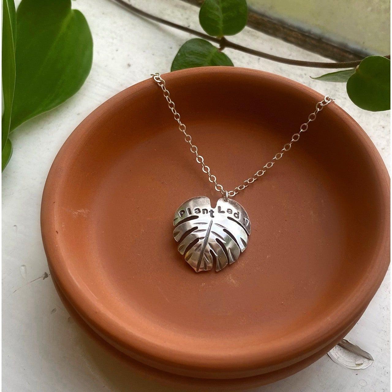 Leaf Plant Lady Necklace