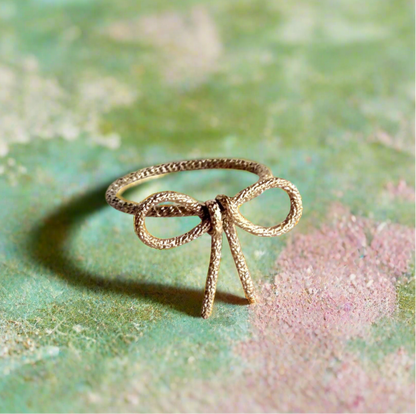 Sparkle Bow Ring