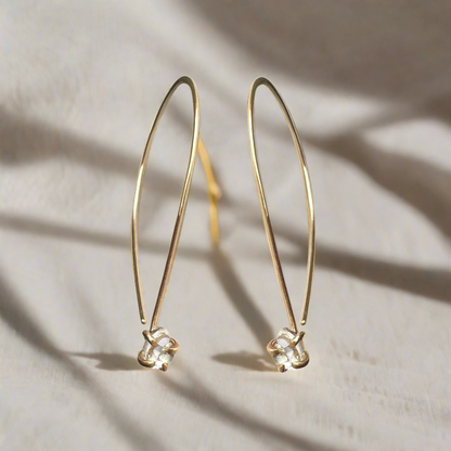 Herkimer Threader Earrings