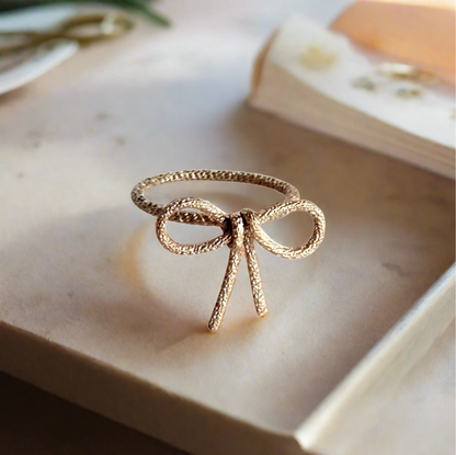 Sparkle Bow Ring