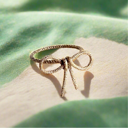 Sparkle Bow Ring