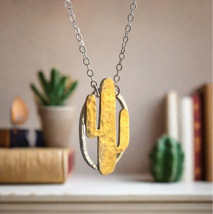 Saguaro Cactus Necklace