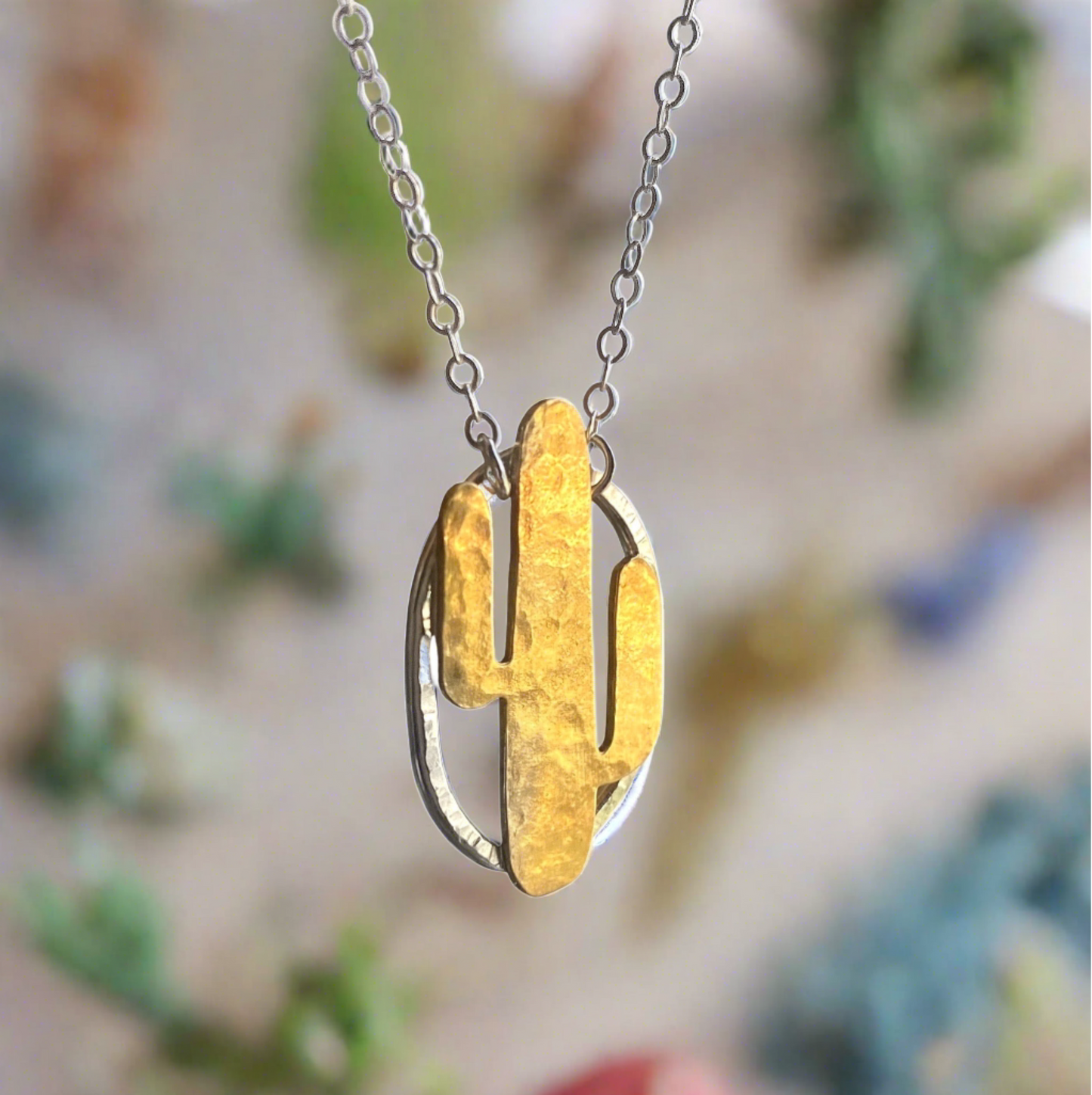 Saguaro Cactus Necklace