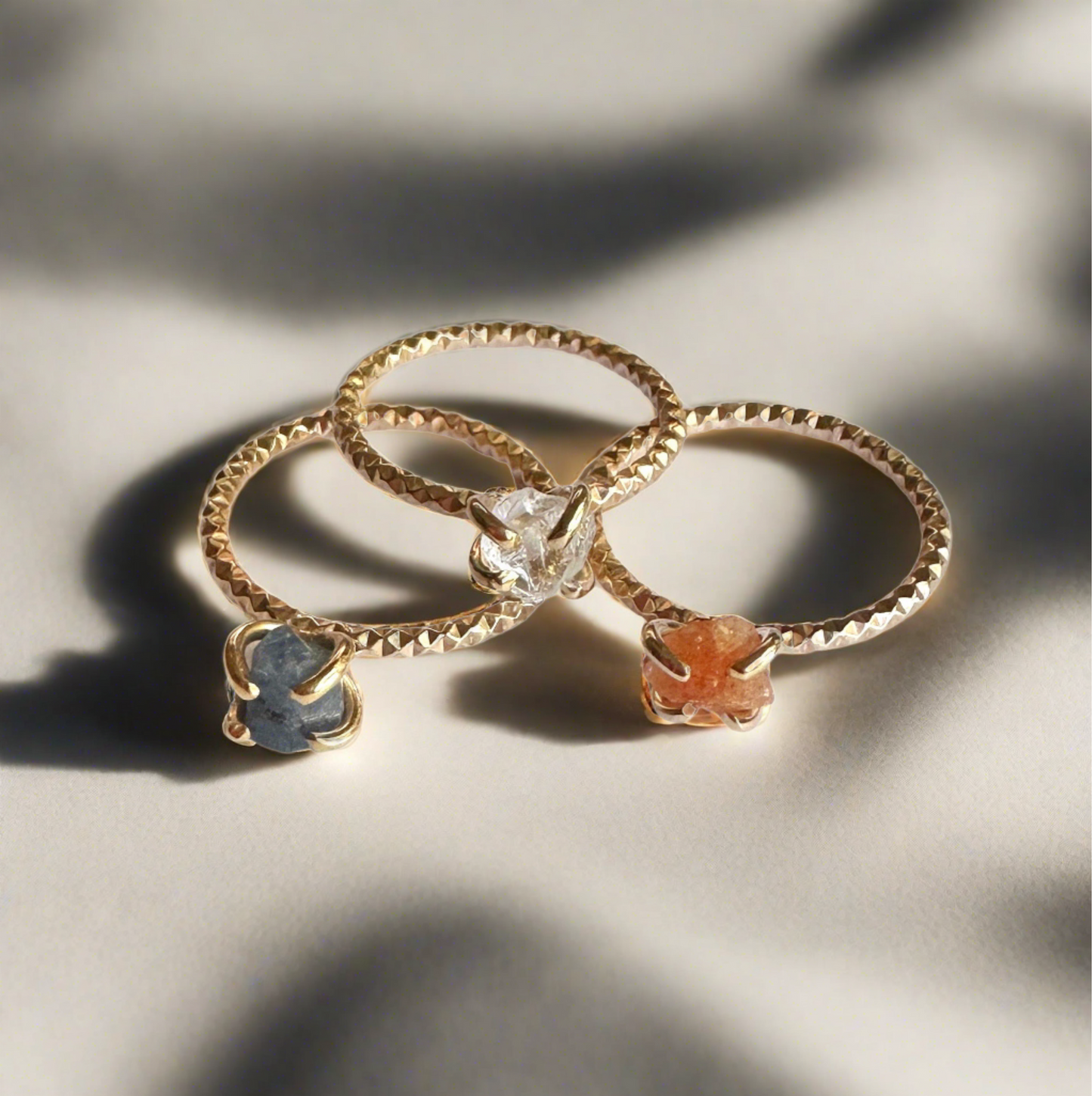 Gemstone Stacker Rings