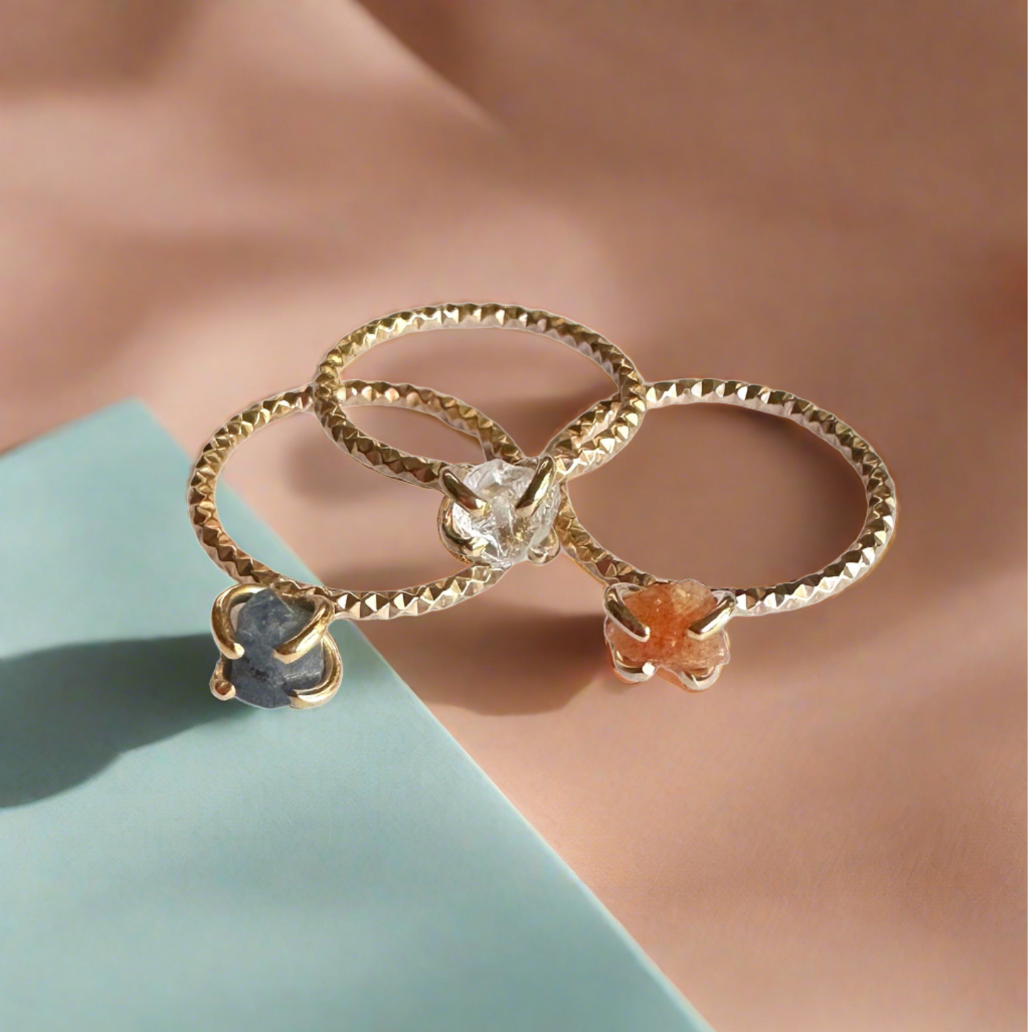 Gemstone Stacker Rings