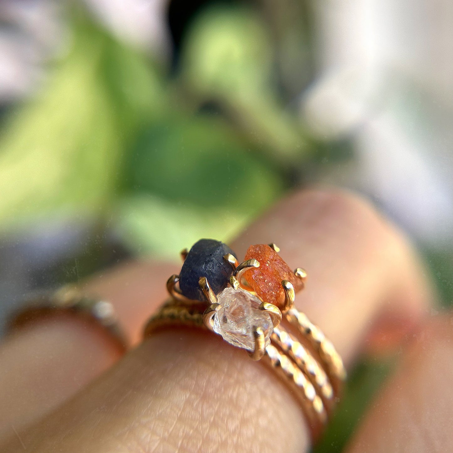 Gemstone Stacker Rings