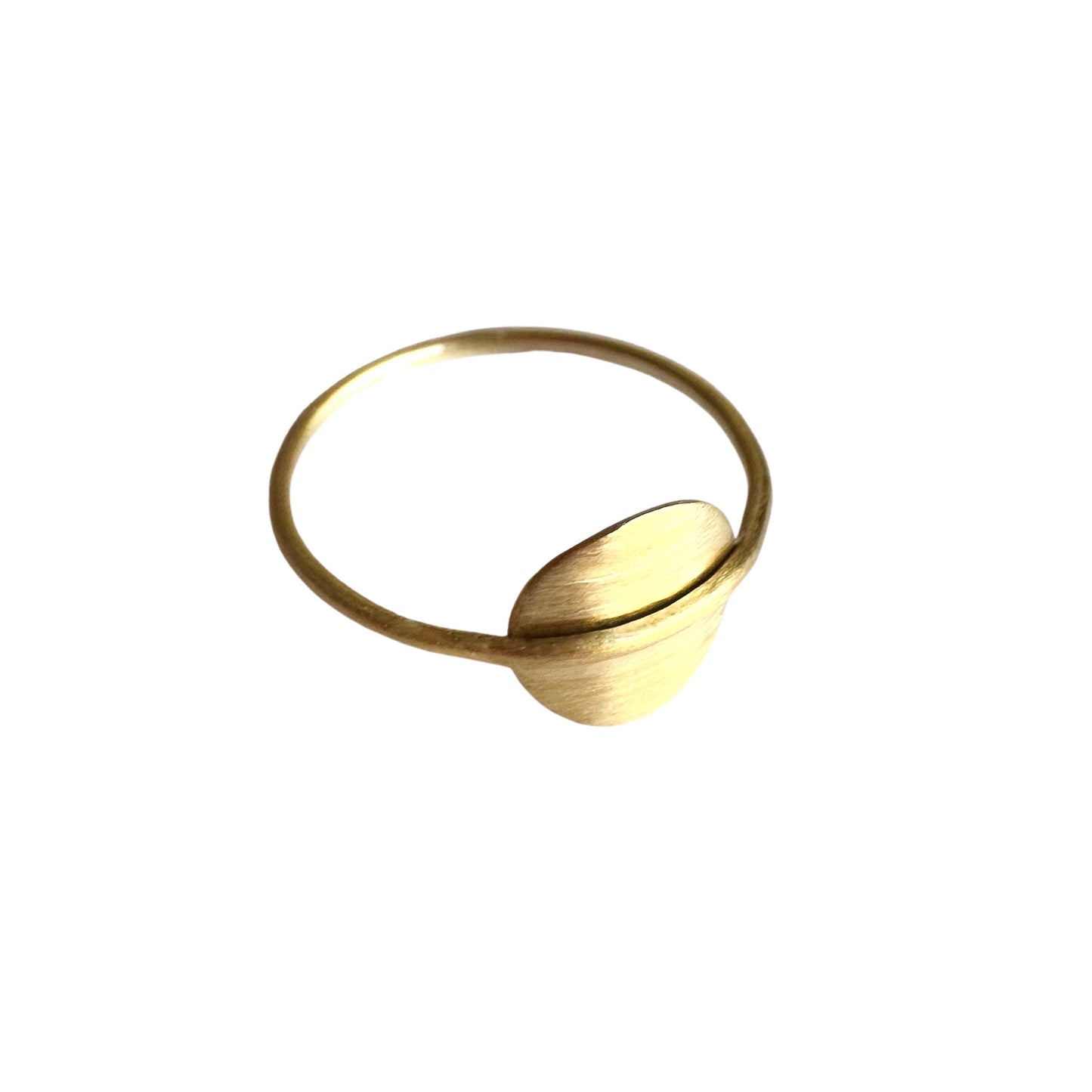 gold circle ring