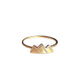 dainty gold mountain ring