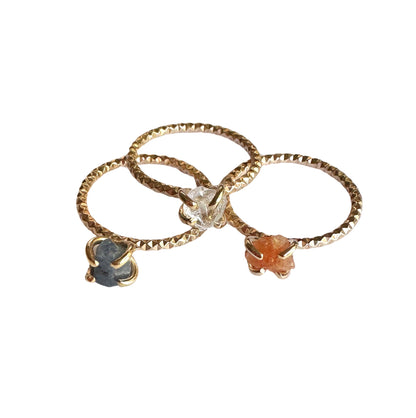 Gemstone Stacker Rings