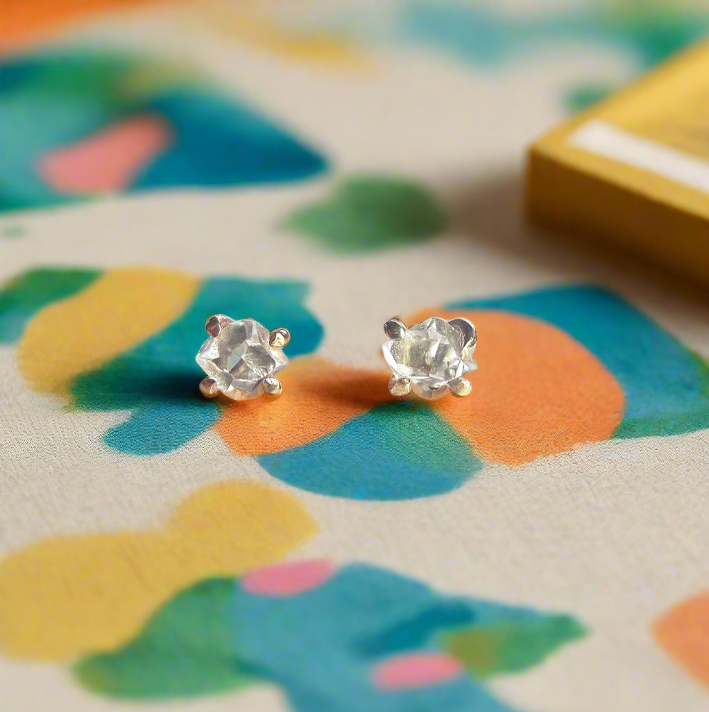 Herkimer Stud Earrings