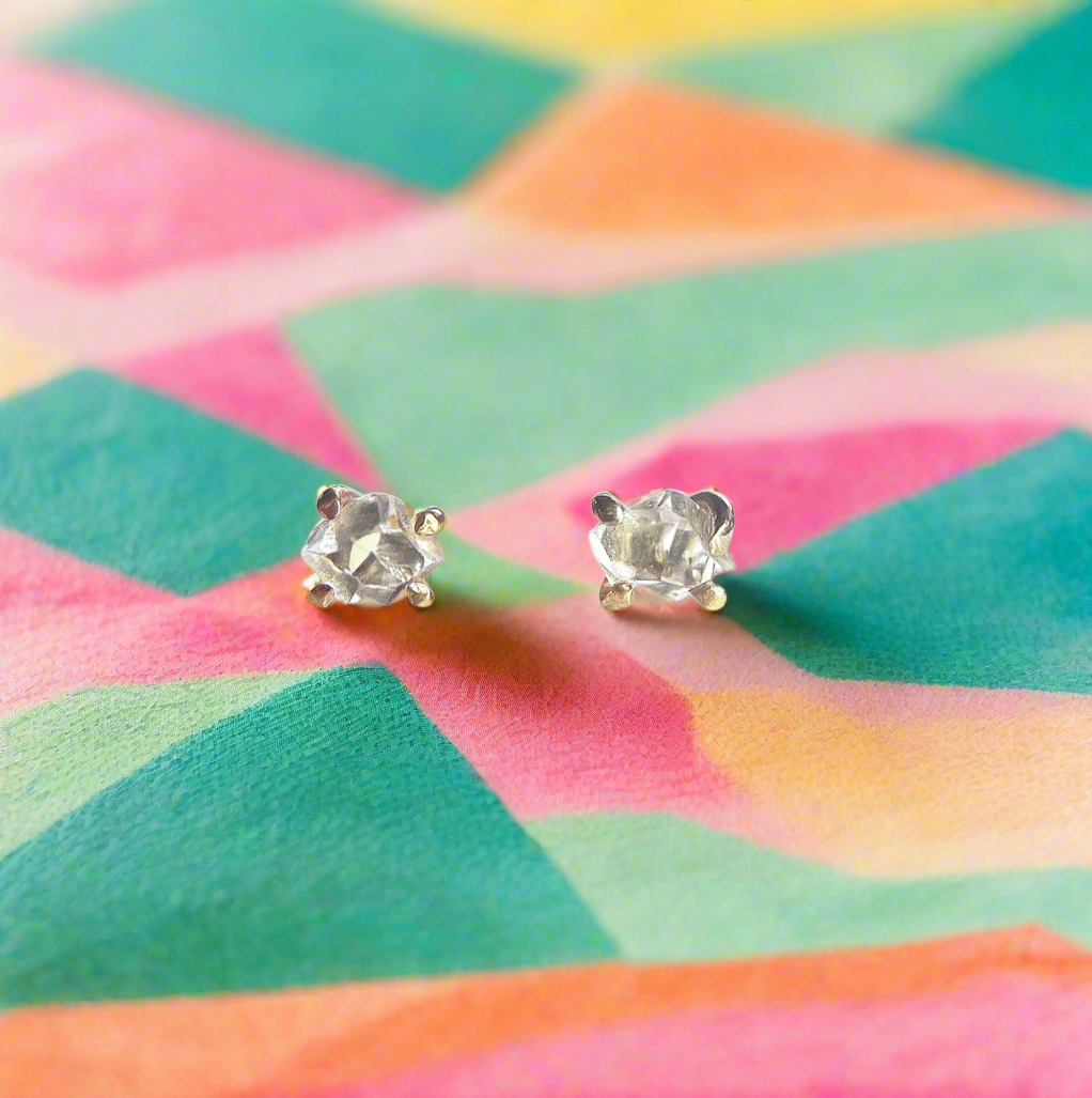 Herkimer Stud Earrings