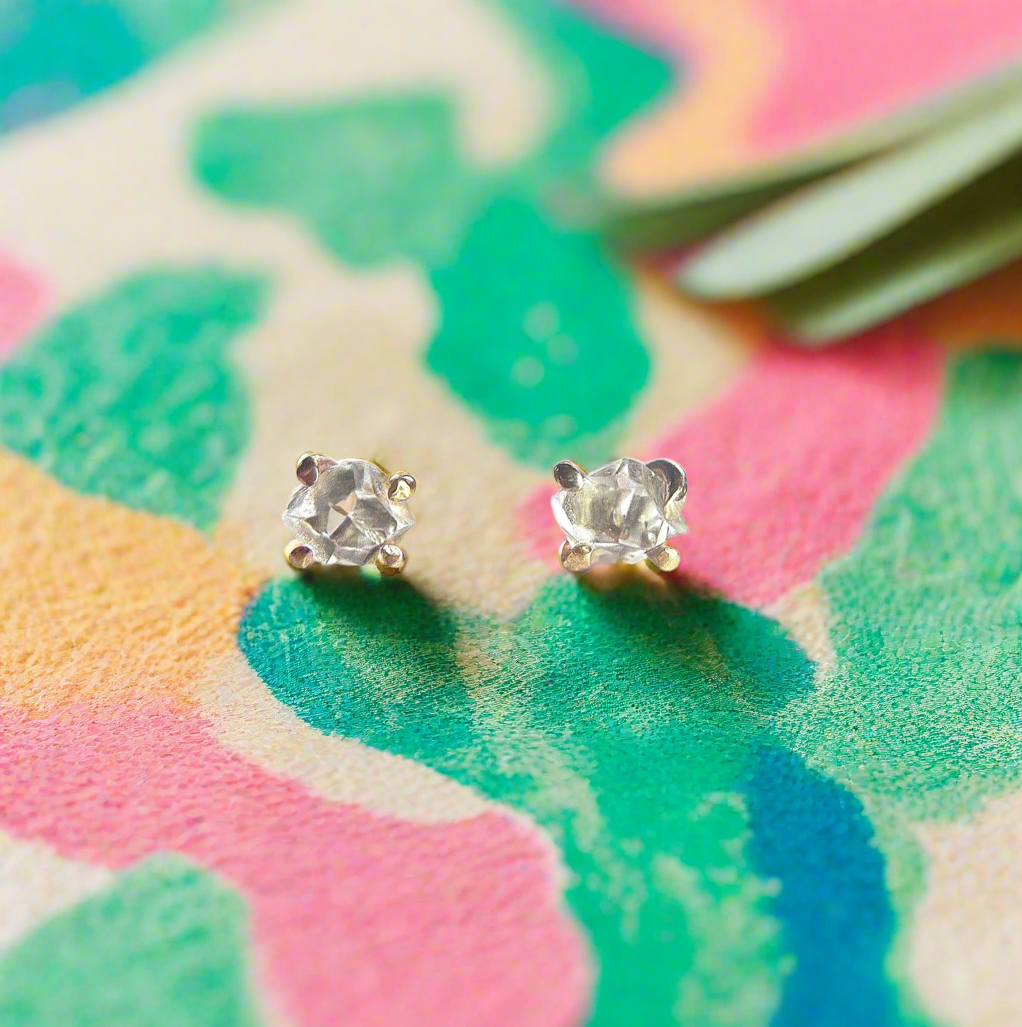 Herkimer Stud Earrings