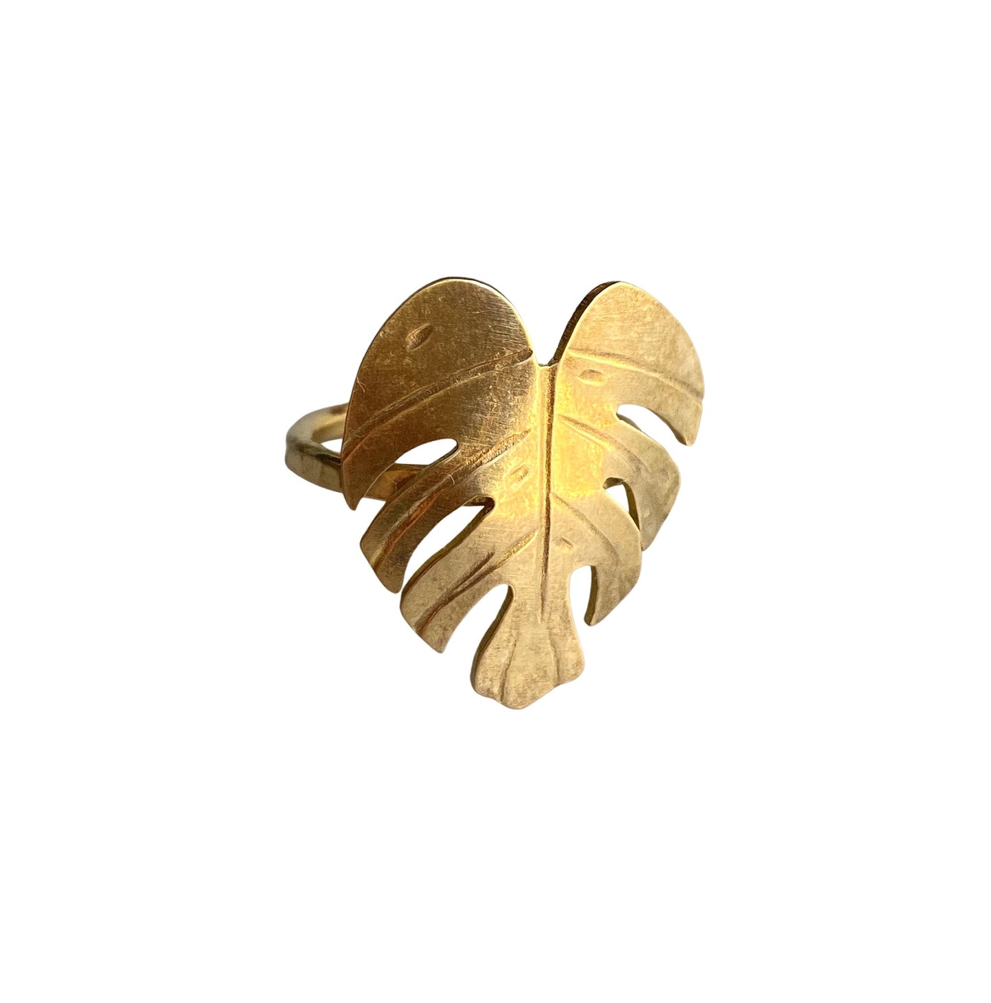 Monstera Leaf Ring for Houseplant Lovers